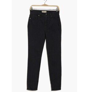 Madewell 10" high rise skinny Black Denim Jeans 29